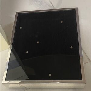 AARON BROTHERS * SILVER *  Shadow FRAME KEEPSAKE BOX * NEW !